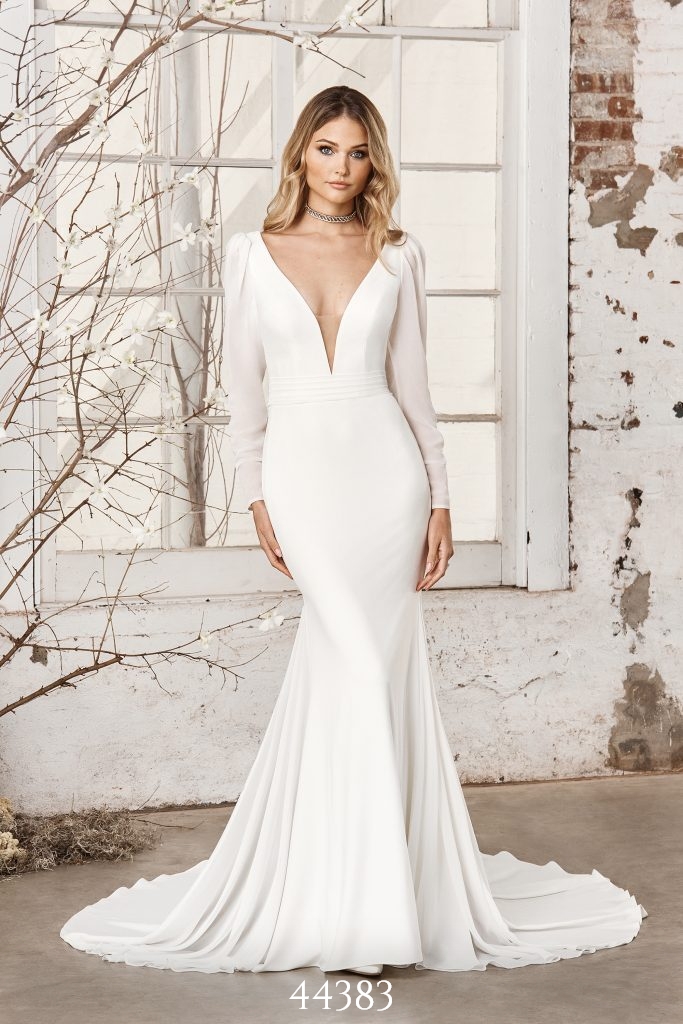 model showing wedding dress style-no. 44383 from the Justin Alexander, Sincerity collection - The Wedding Centre, Hemel Hempstead